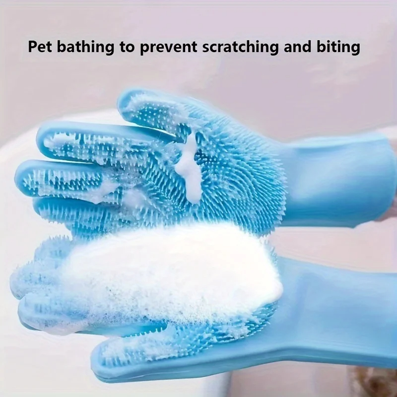 Pet Supplies App - Guanti Multifunzionali in Silicone per la