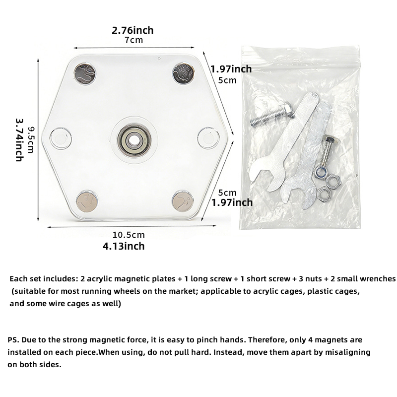 Supporto magnetico per ruota d - Hamster Cage Wheel recensione e prezzo
